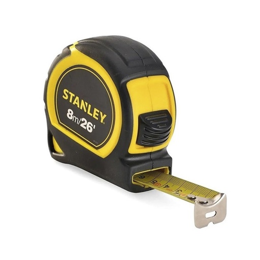 Cinta Metrica Stanley Global Plus 8mt. Plástico Abs/tpr. 8 M (26')