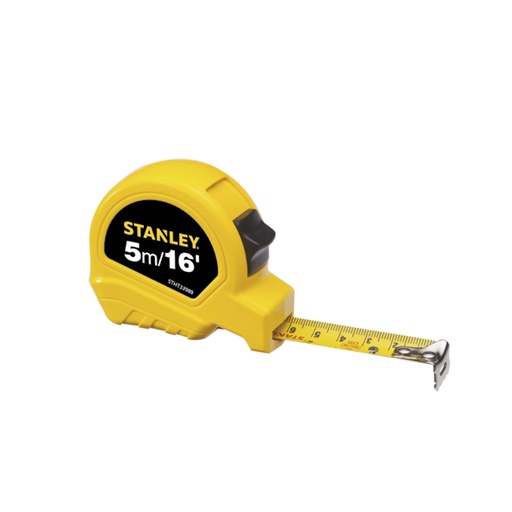 Cinta Metrica Stanley Basic 5mt. Plástico Abs. 5 M (16')