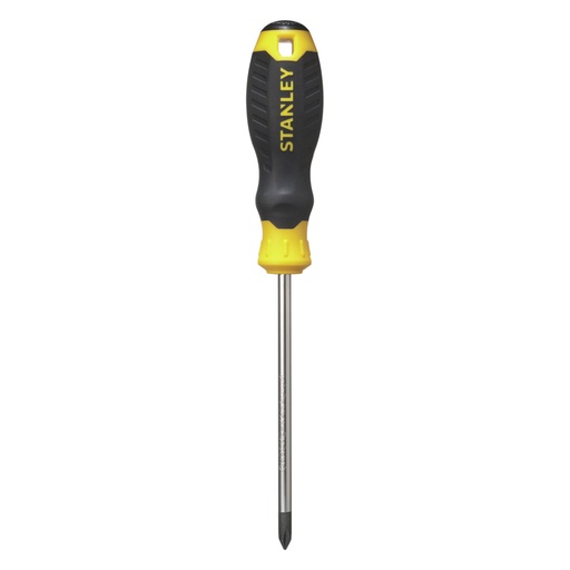 Destornillador Cushiongrip Stanley (+) 1/4 X 4 Ph#2. Cromo Vanadio. (100 Mm)