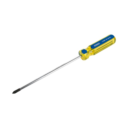 Destornillador Stanley Pro (+) #1 X 6. Cromo Vanadio. 6 (150 Mm)