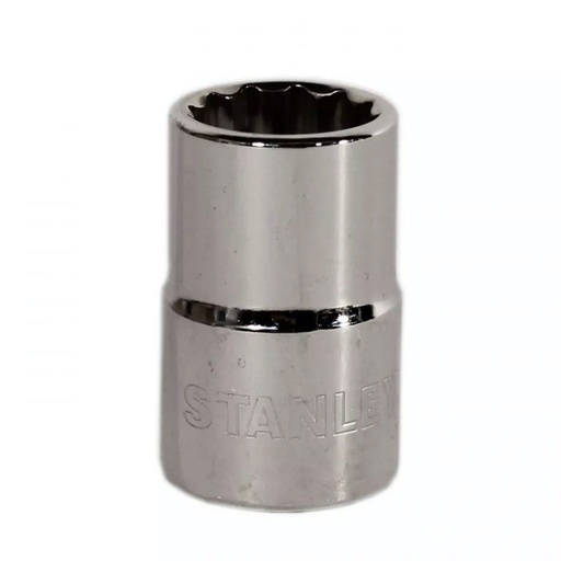 Socket Stanley 1/2 Corto 12pt. Cromo Vanadio. X 17mm