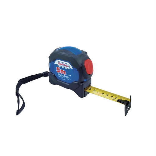Cinta Metrica 5mts Ergo Industrial. Azul / Negro.