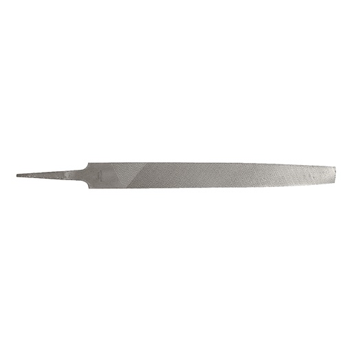 Lima Plana 6 (bastarda). Plateado. 6(150mm)
