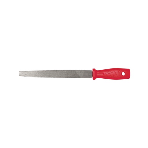 Lima Plana 6 Con Mango (bastarda). Plateado. 6(150mm)