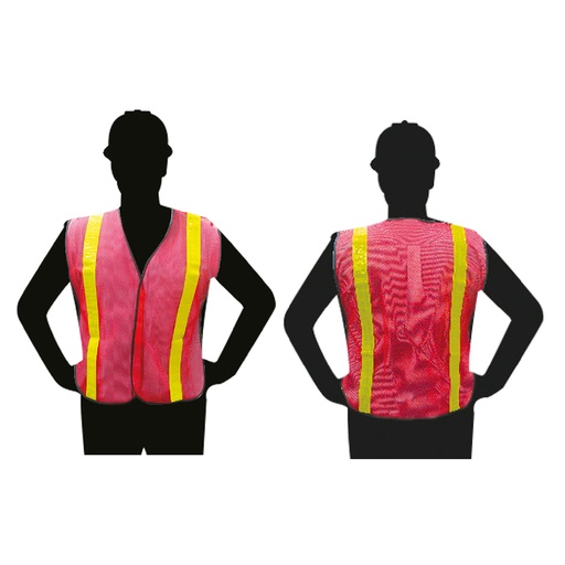 Chaleco De Seguridad (medium). Naranja. Mediano