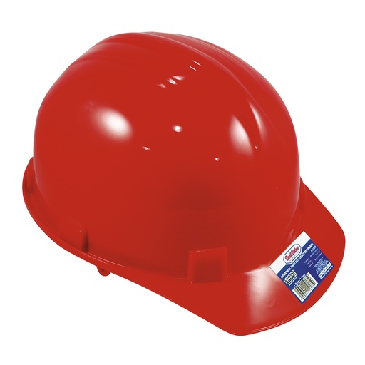 Casco Plastico Rojo. Standard