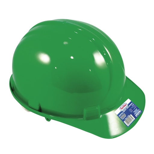Casco Plastico Verde. Standard