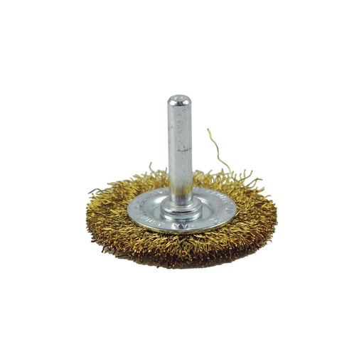 Cepillo Circular Para Taladro De 2 X 12mm. Bronce.