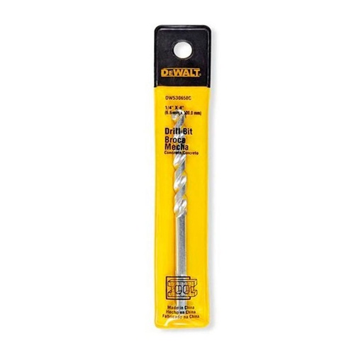 Broca Percusion 1/4 X 4 Dw530650c. Carburo De Tungsteno.