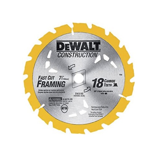 Disco Carburo Dewalt 7-1/4x18d Dw3192
