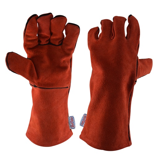 Guante Soldador 14 Industrial. Rojo. 14(350mm)