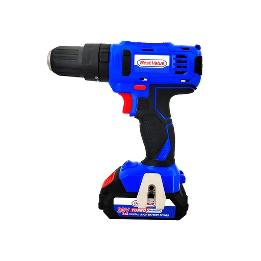 Taladro Percutor 3/8 20v Inalambrico. Azul.