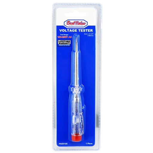 Probador De Voltaje Destornillador. Transparente. 100-250v Ac