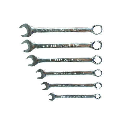 Juego Llaves Combinacion Pulg. (6pcs)