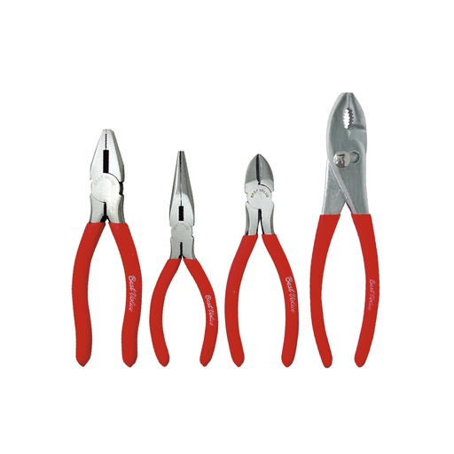 Juego D/pinzas Surtidas 4pc. Acero Templado. 4pcs