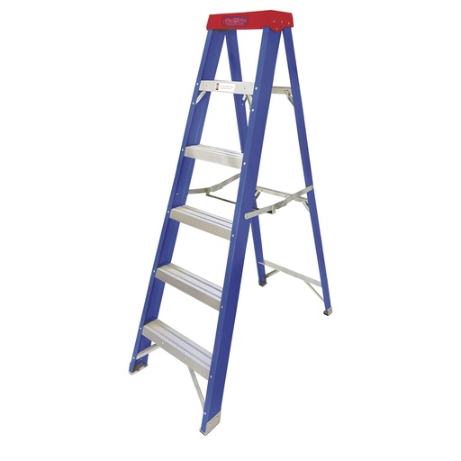 Escalera Fibra Tijera (225lb) 8'. De Vidrio. 8'