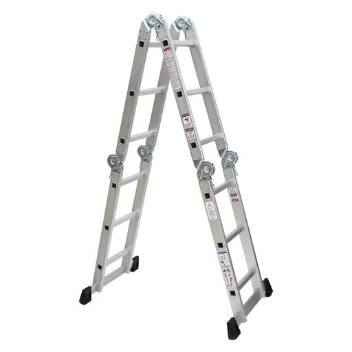 ESCALERA MULTIPROPOSITO ALUMINIO 4X3 150KG BEST VALUE
