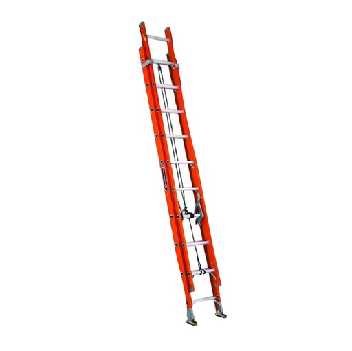 Escalera Louisv. Fibra Extens (300lb) 32' Con Accesorios. De Vidrio.