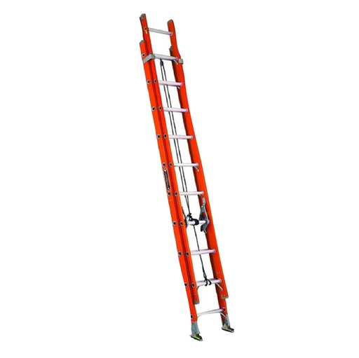 Escalera Louisv. Fibra Extens (300lb) 36' Con Accesorios. De Vidrio.