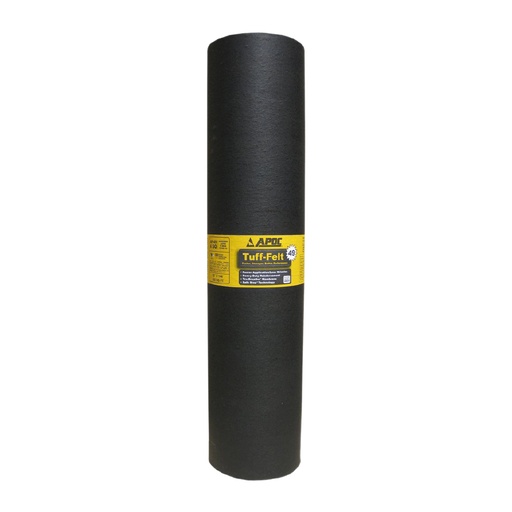Rollo De Felpa #15 3' X 144' Apoc. Negro. 144'. (en Rollo)