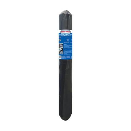 Plastico Negro Para Const. 13'x100' X 4mm. Negro. 13 100 X4 Mm