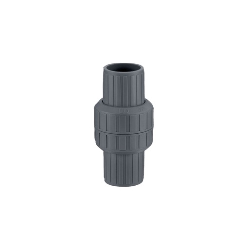 Check Valve De Pvc Con R 3/4 Ld-807. Socket-blanco.