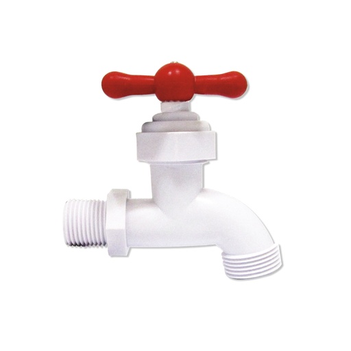 Llave Rosca Manguera Plastica De 1/2 Aquina. Pvc.