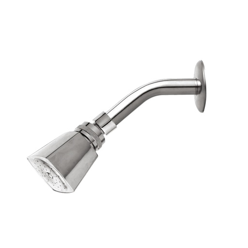 Regadera Para Baño Cuadrada Cromo 2 Aquina. Cromado.
