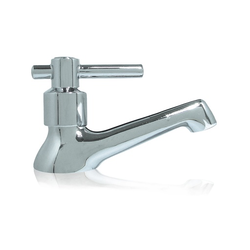 Llave Para Lavamanos Sencilla Elegance Aquina. Cromado