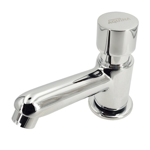 Llave Para Lavamanos Automatico Aquina. Cromado