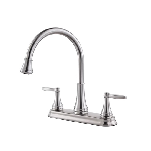 Llave De Fregador Doble Cuello Alto Pfister