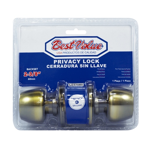 Cerradura Sin Llave Ab. Bronceado. 2-3/8