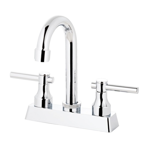 Llave De Lavamano Doble 4 Pfister. Cromo Pulido.