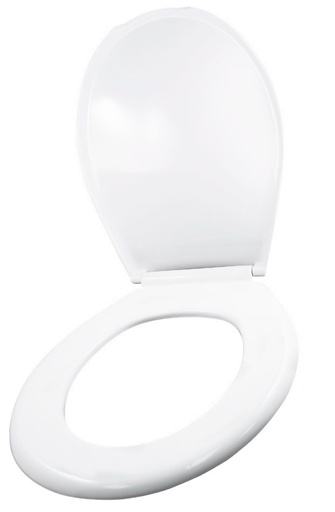 Asiento Para Inodoro Corto Blanco Aquina. Blanco. 35. 7 X 357 410. 6 Mm