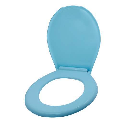 Asiento Para Inodoro Corto Celeste Aquina. Celeste. 35. 7 X 357 410. 6 Mm