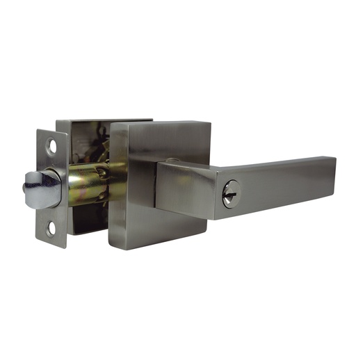 Cerradura Bestvalue Con Llave Manigueta Sb. Niquelado. 2-3/8
