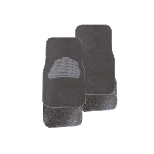 Alfombra Para Carro Gris (juego 4pcs). Gris. Juego 4 Pcs