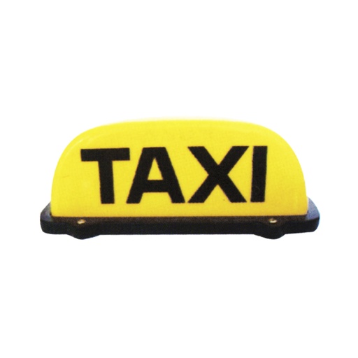 Luz Para Taxi Amarilla Chica. Blanco. 12v