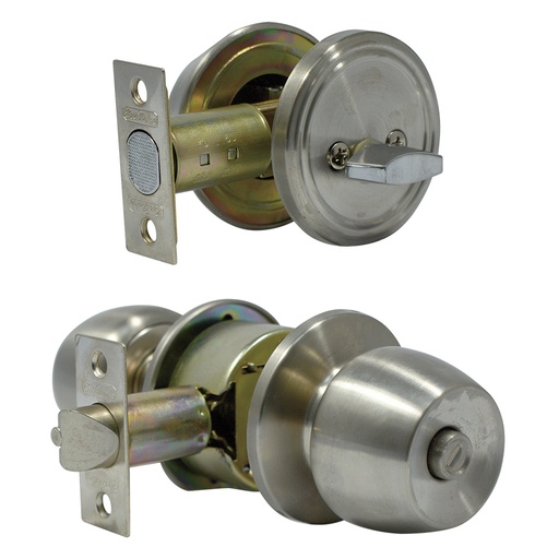 Cerradura Combo Ss Sencillo Keyalike. Acero Inoxidable. 2-3/8