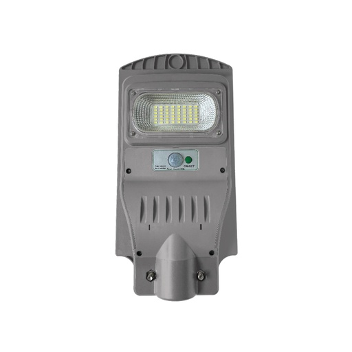 Lampara Led Solar 30w 600lm 6400k Rockwell. Gris. 15-3/8 X 7-7/8