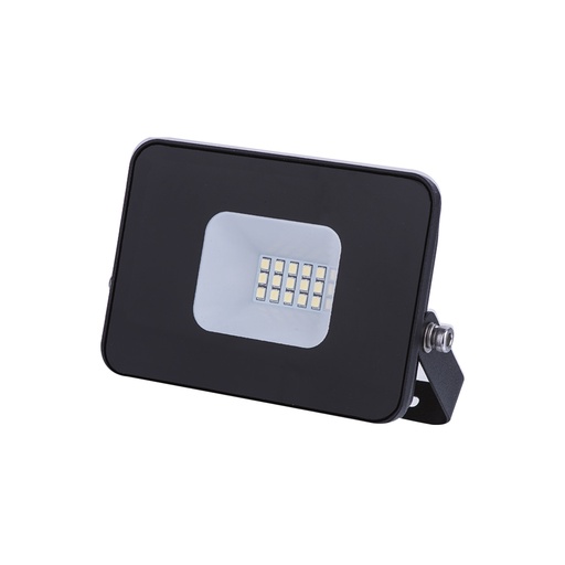 Lampara Led 10w 6400k Alto Poder. Negro. 4-3/8 X 3-3/16