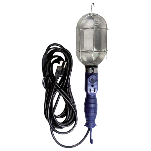 Lampara Metal Con Ext. 15'y Toma Rockwell. Metal. 75w