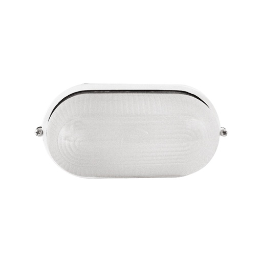 Lampara Rockwell Pared Ovalada Blanc. Blanco. 8