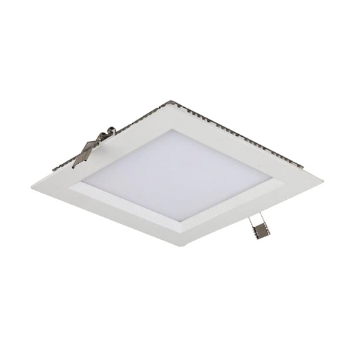 Lamp Led Empo Cuad 12w 6400k Sl. Blanco. 6-3/4 X