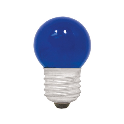 Foco Bola Azul G40 7. 5w. Azul. 5w