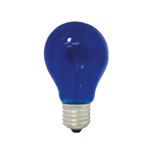 Foco Incandecente Fiesta Azul 25w. Azul. 25w