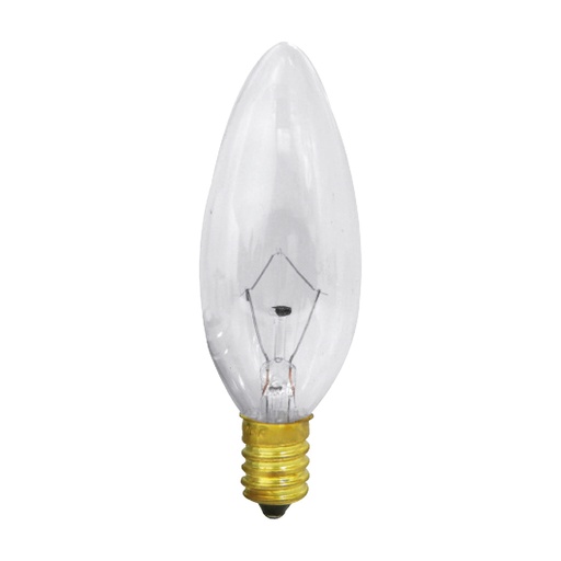Foco Torpedo Clear 25 Watts E14. Clear. 25w. Transparente