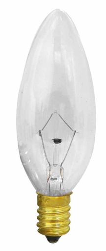 Foco Torpedo Clear 40 Watts E14. Clear. 40w. Transparente