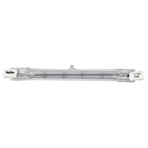 Foco Halogeno Tubito 500 Watt 110v. Clear. 500w