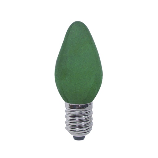 Foco Decorativo C7 7w E12 Verde.